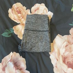 Heathered gray aligne leggings 28”